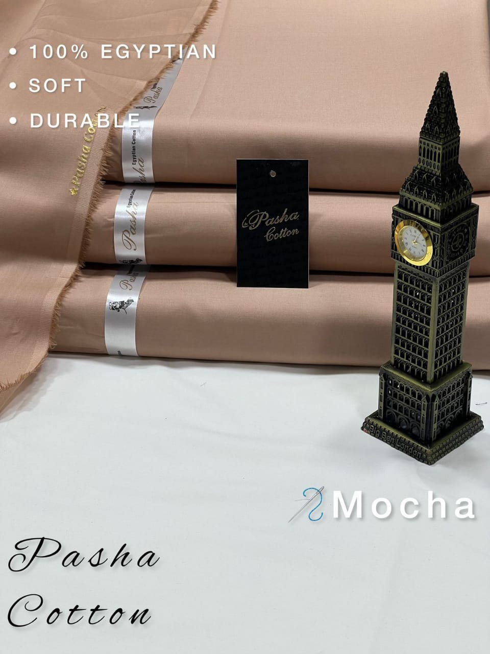 Pasha Mocha Premium Plus Eggplant Soft Cotton Unstitched Men’s Suit